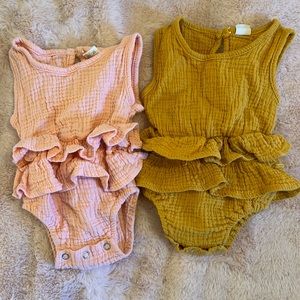 Lot of 2 baby romper